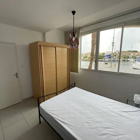 Appartamento T3 Moderne, Piscine, Clim, Parking Au Cap D'agde - Fr-1-723-55 *