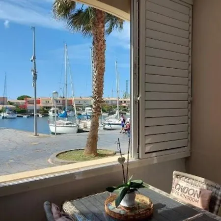 Appartamento T3 Moderne, Piscine, Clim, Parking Au Cap D'agde - Fr-1-723-55 *
